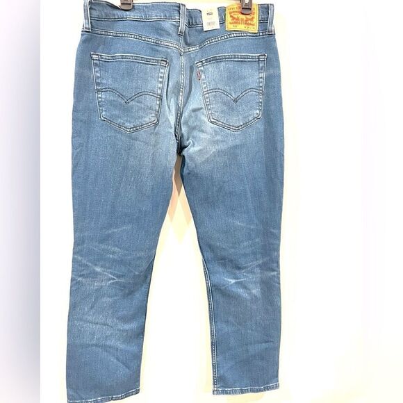 LEVI’S Mens 514 Begonia Tint Over Leg Stretch Flex Straight- Wash Blue 31W/30L - Picture 6 of 7